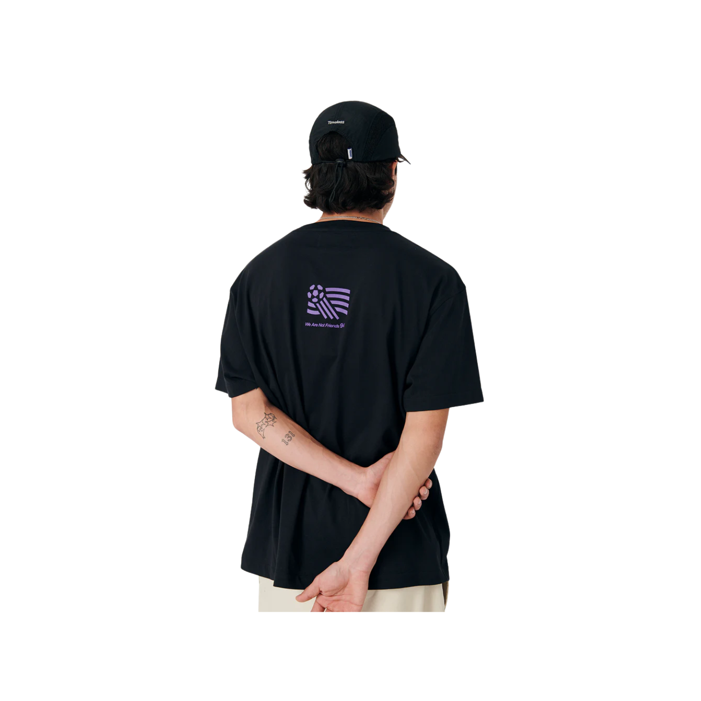 T-Shirt We Are Not Friends The Three Amigos Preta